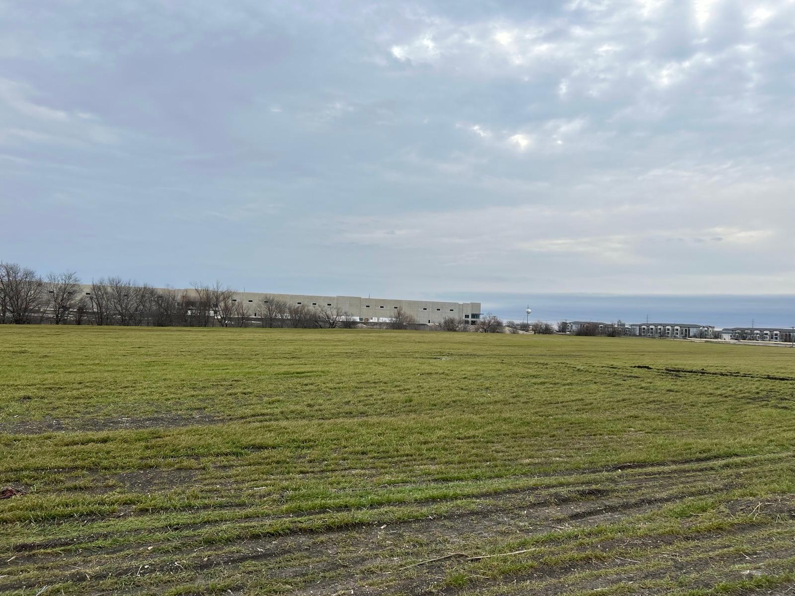 Solar farm open field